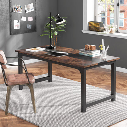Tribesigns 63” Executive Desk, Large Office Computer Desk with Thicken Frame, Modern Simple Workstation Business Furniture for Home Office