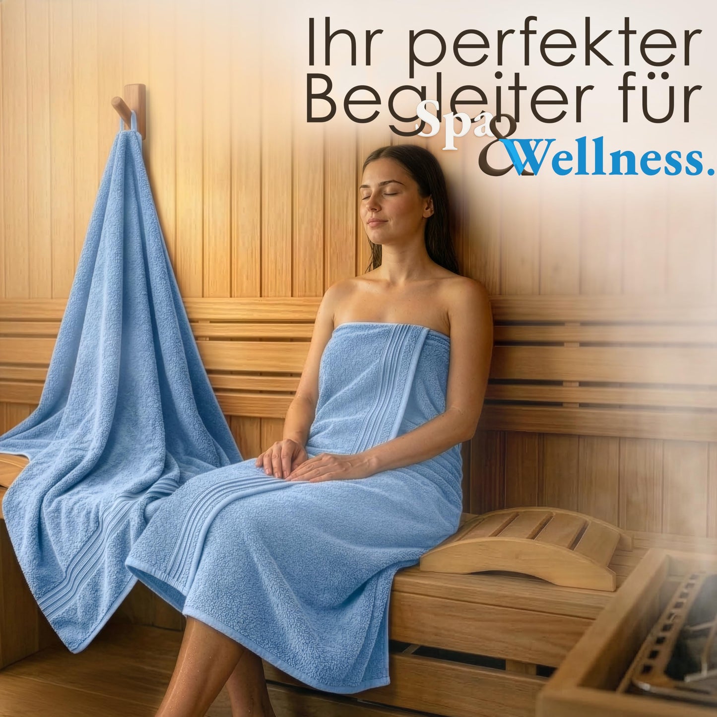 Hammetex Bathrobe 100% Cotton Unisex for Men and Women Quality 400 g/m² Quality Soft Absorbent Terry Towelling Bathrobe for Couples with Pockets