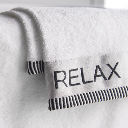 Catherine Lansfield Relax And Unwind 70x120cm Bath Towel White