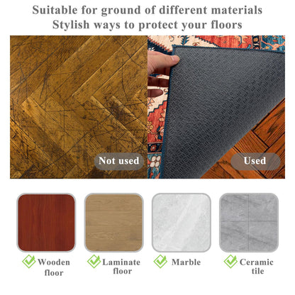 Honorstar Office Chair Mat for Hardwood Floor & Tile Floor 90×120cm Desk Chair Mat Rectangular Rug Floor Protector Gaming Chair Mat for Low Pile