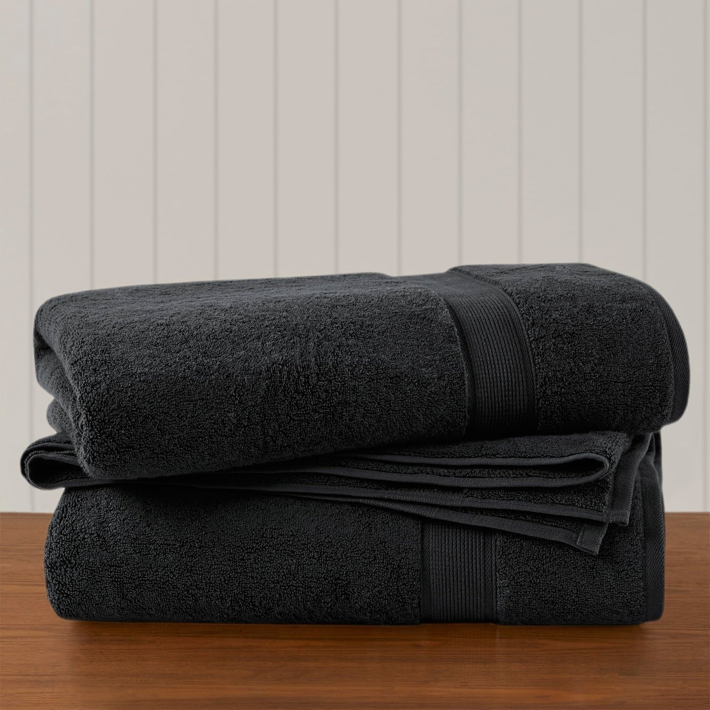 Madison Park Signature 800GSM 100% Cotton Luxurious Bath Towel Set Highly Absorbent, Quick Dry, Hotel & Spa Quality for Bathroom, Oversized Bath Sheet