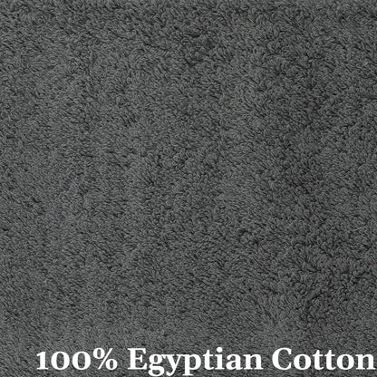 LoomTrove Pack of 2 Extra Large Jumbo Bath Sheets 100 x 200 cm 100% Egyptian Combed Cotton XL Towels Quick Dry Big Bath Sheet Super Soft Hotel