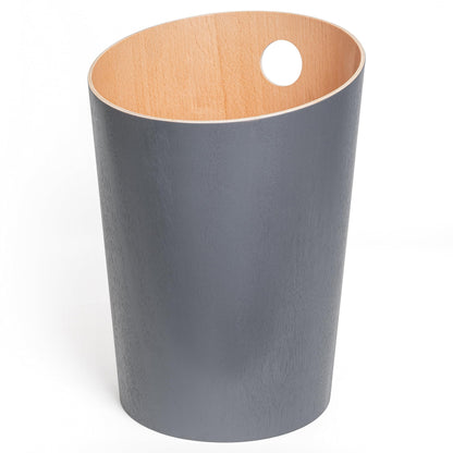 Kazai. Design Paper Bin 'Bennet' | Unique Waste Paper Basket for Office, Bedroom, Children's Room, and More | Office Bin Made of Real Wood Veneer |