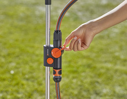 Gardena Garden Shower trio shower with 2 spray modes (shower spray/mist) Water flow control valve, removable shower head with 1.3 m connection hose,
