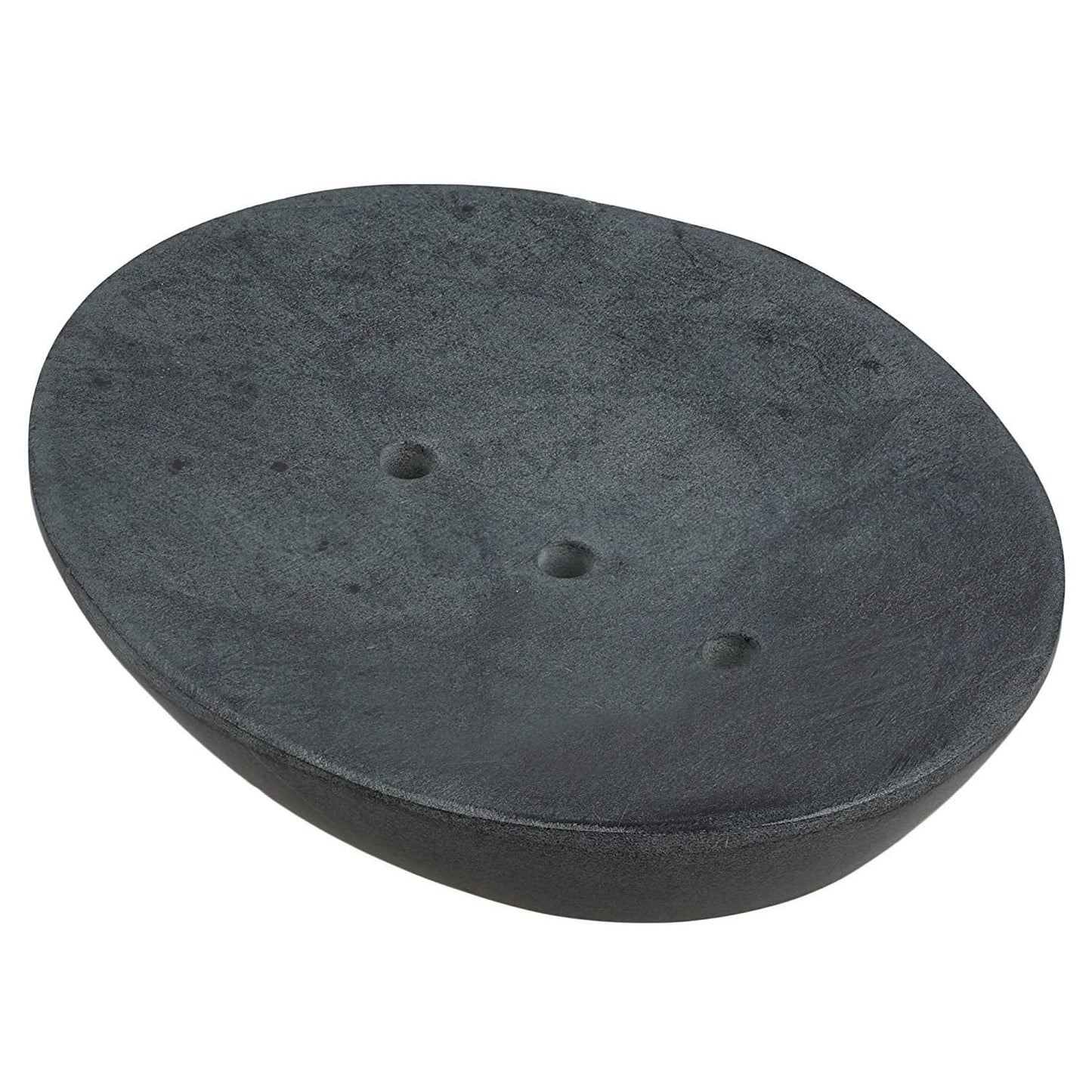 Ajuny Soapstone Soap Dish Holder with Self Drainage for Sink Bars & Sponge