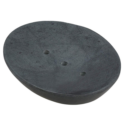 Ajuny Soapstone Soap Dish Holder with Self Drainage for Sink Bars & Sponge