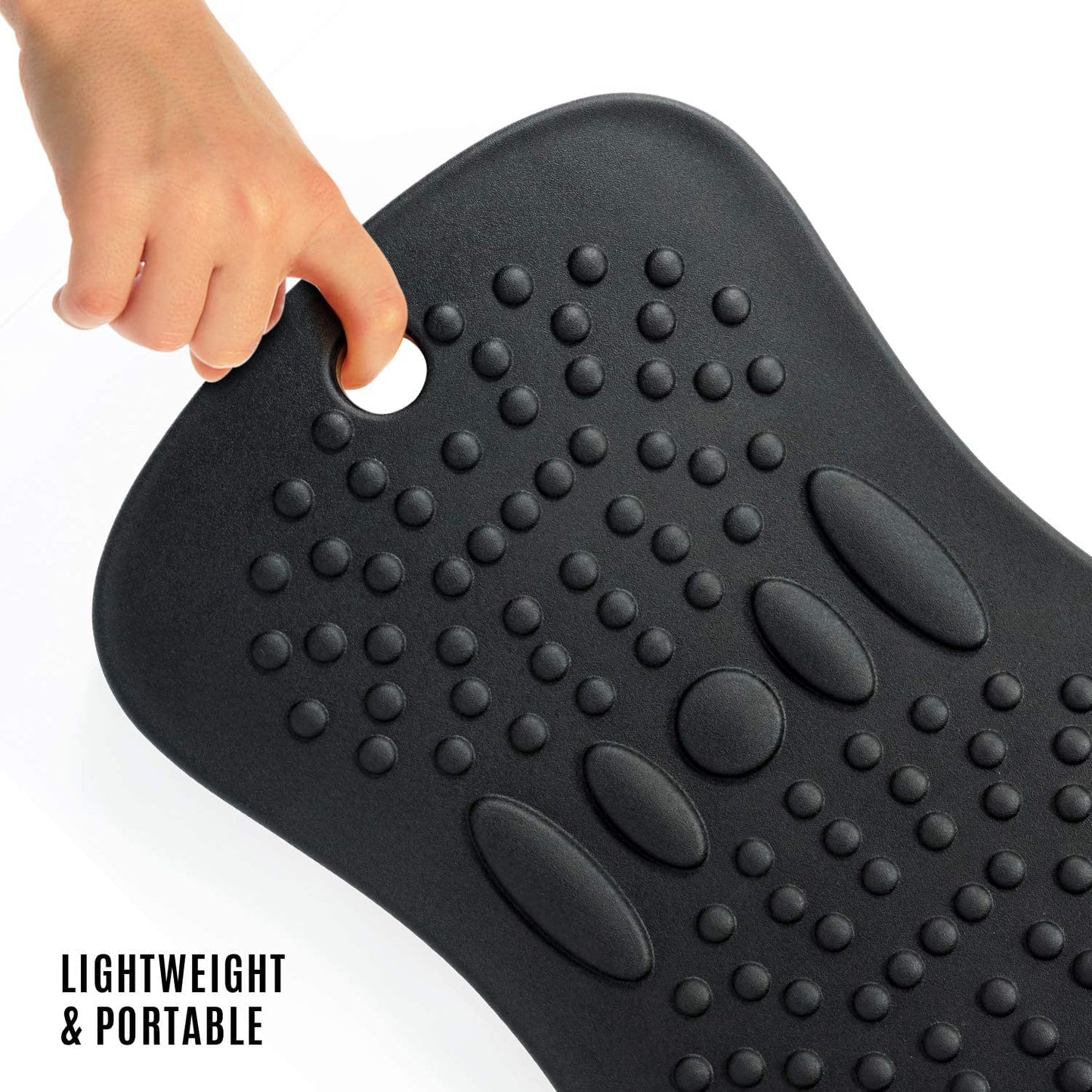Yes4All Wobble Balance Board for Standing Desk with Design Foam Pad Comfort Floor Mat; Rocker Board/Wobble Board Standing Desk for Home, Gym, Office