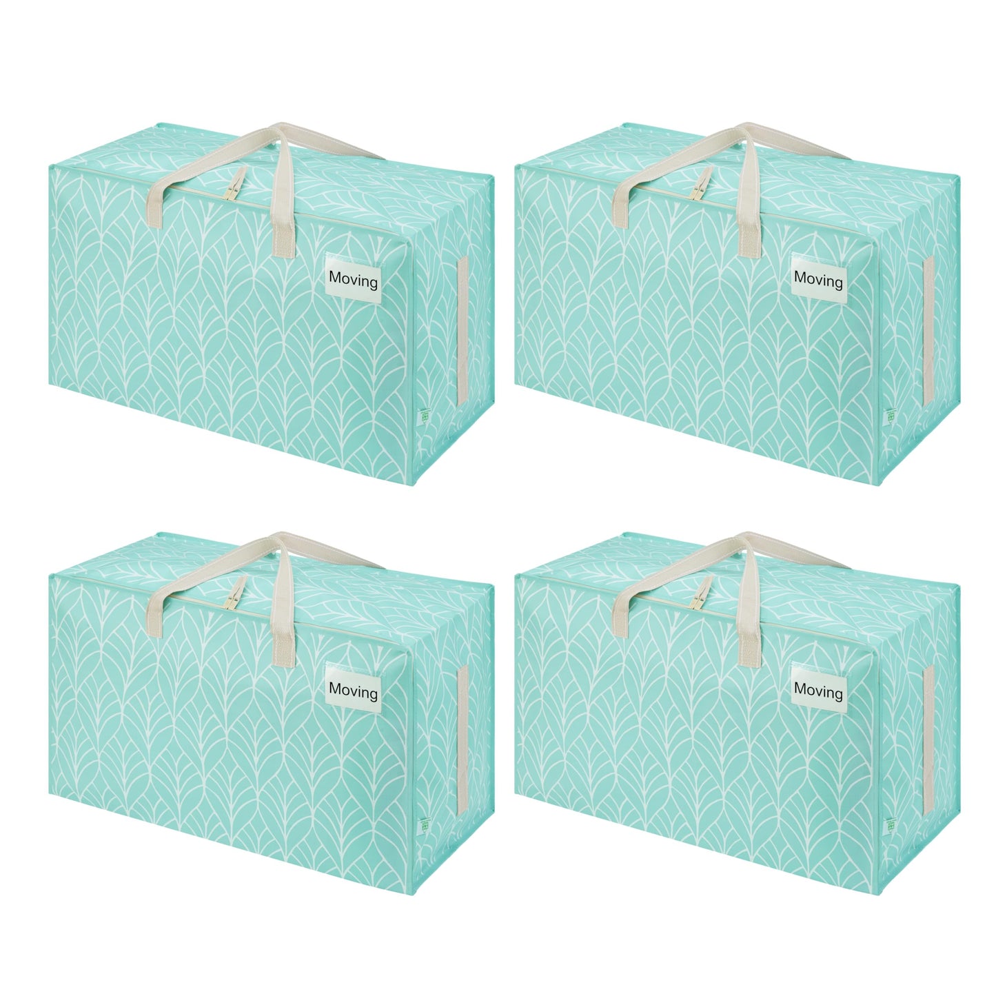 VENO 2 Pack Heavy-Duty Oversize Large Storage Bag with Zips for Moving, Clothes Storage, Laundry Bag, Packing, House Solutions, Water-Resistant