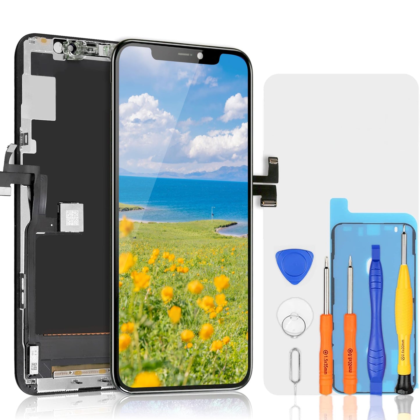 bokman for iPhone 11 Pro LCD Screen Replacement 5.8-inch Full HD Display and Touch Digitizer Assembly with Repair Tool Kits