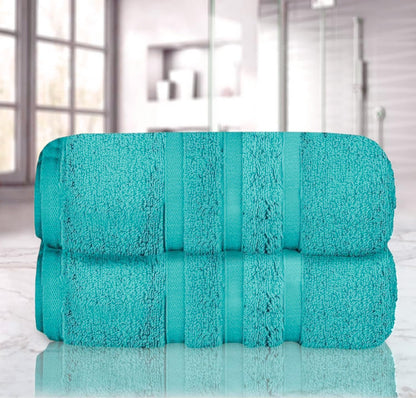 Uk Furniture 2 Pack Extra Large|95x200cm| Super Jumbo Bath Sheet Towels100% Egyptian Cotton 700GSM Super Soft Towel Set. (Aqua)