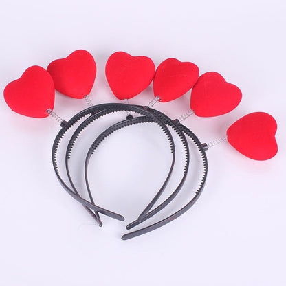 Five Star Red Flag Hair Clip, National Flag Hair Clip And Headband