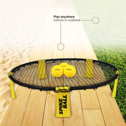 Spikeball 3 Ball Game Set - Includes 3 Balls, Drawstring Bag, and Rule Book