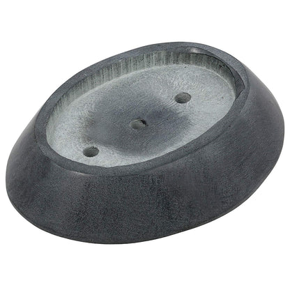 Ajuny Soapstone Soap Dish Holder with Self Drainage for Sink Bars & Sponge