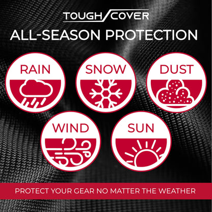 Tough Cover Premium Lawn Tractor Cover by Riding Lawn Mower Cover Made with 600D Marine Grade Fabric