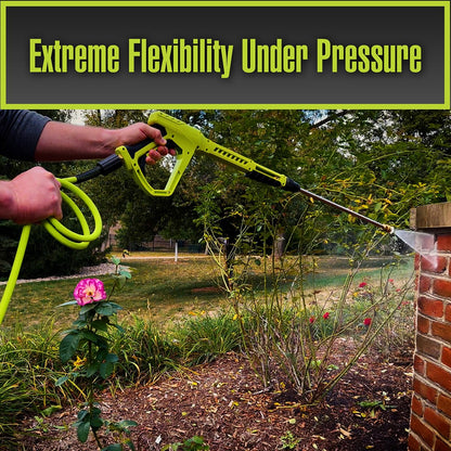 Flexzilla HFZPW36425M-E 3600 PSI, 1/4 in. x 25' Pressure Washer Hose, ZillaGreen