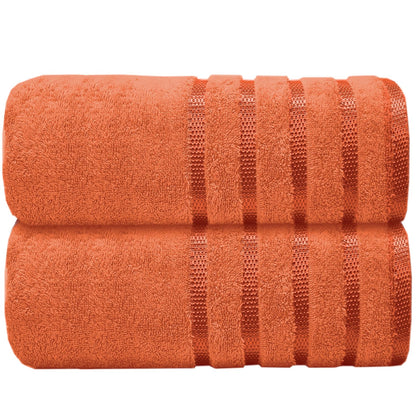 Casabella Luxury Bath sheets 90x180 cm 100% Cotton - Pack of 2 Bath Towels Large Set Clearance - Soft Highly Absorbent Bathroom Towels