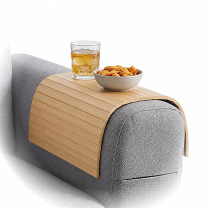 Sofa Arm Tray - Armchair Tray - Sofa Arm Table - Bamboo Armrest Caddy