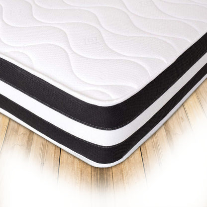 Starlight Beds Cascade Hybrid Small Single Mattress, 2ft6 x 6ft3