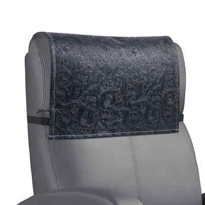 Mtzmy Recliner Headrest Protector,Non Slip Waterproof Headrest Cover,Leather Recliner Headrest Cover for Sofa,Furniture,Living Room,Office