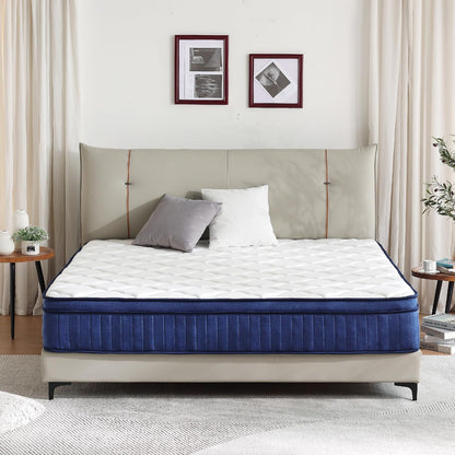 Clou&eir 190x120x25cm Small Double Memory Foam Spring Mattress