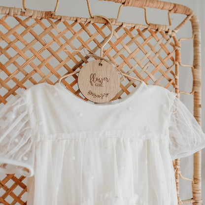 Wooden Wedding Dress Hanger Tag for Bride/Bridesmaid/Flower Girl/Maid of Honour/Mother of the Bride/Groom (The Groom)
