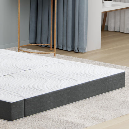 Twirest Folding Mattress,Double Foldable Memory Foam Mattress,135x190x10cm