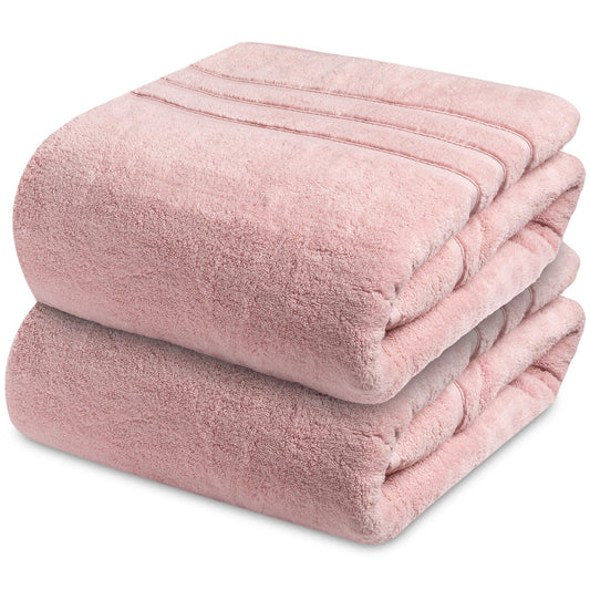 Towelogy? Bath Towels Set for Bathroom (70 x 120cm, Pack of 2) 100% Egyptian Cotton Zero Twist Towels Durable & Fade Resistant | Oeko-Tex Certified &