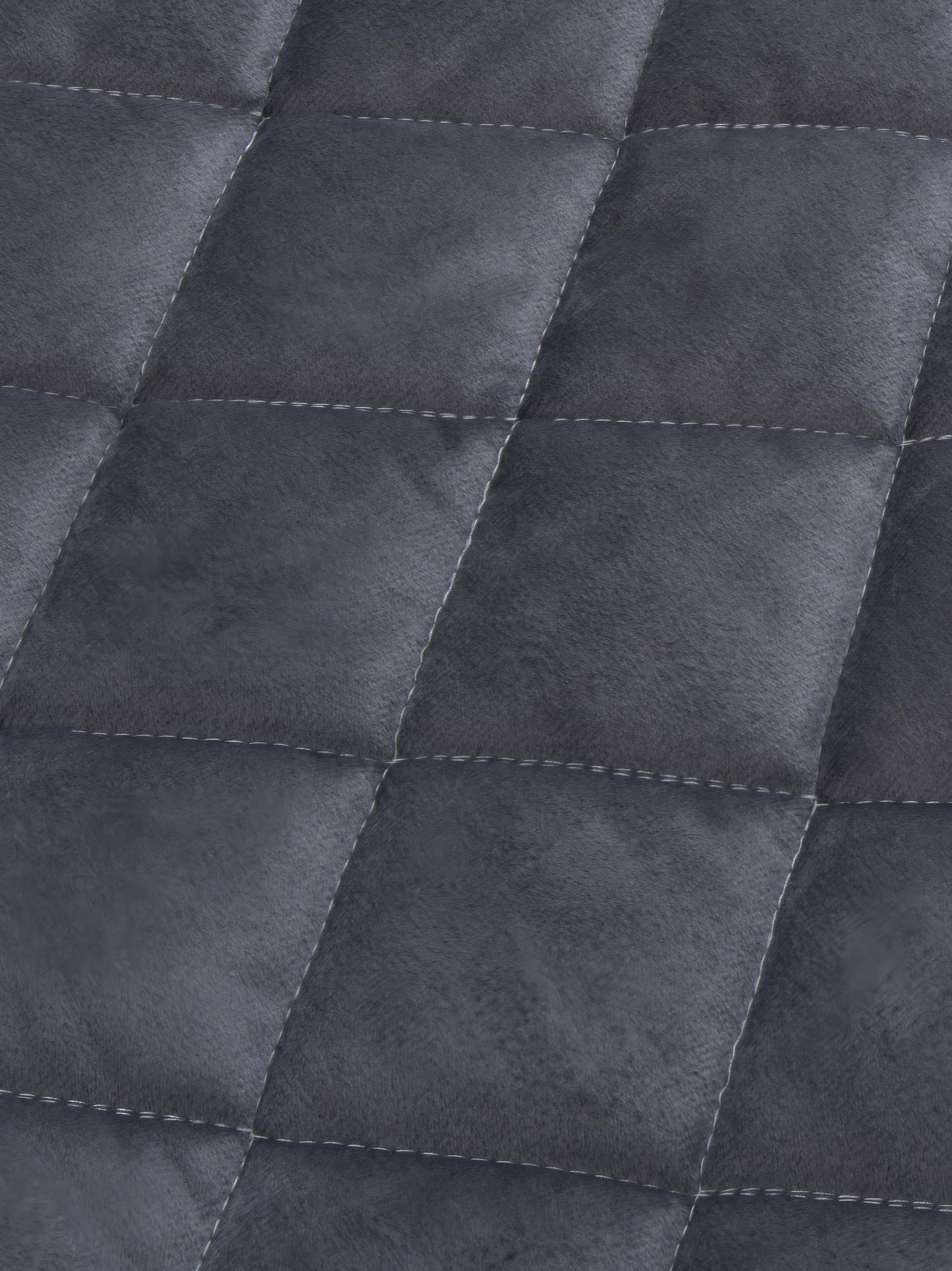 Bed Headboard Slipcover Quilted Thicken Protector Dark grey,180x70cm