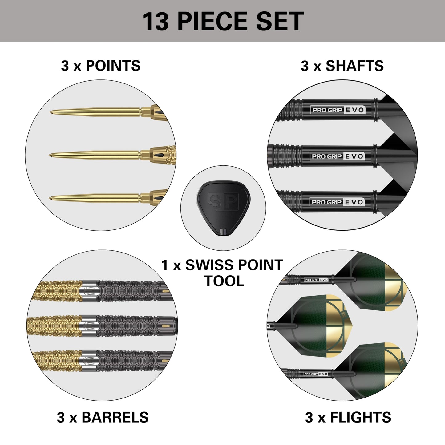 TARGET Darts Cult Envy 01 24G 90% Tungsten Swiss Point Steel Tip Darts Set