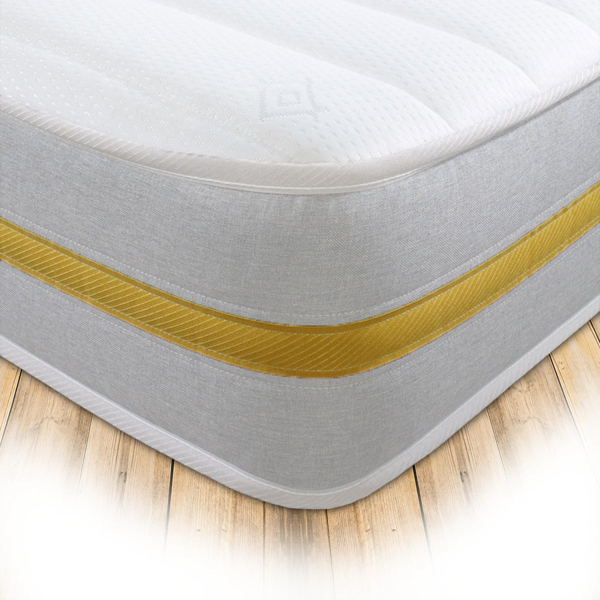 Starlight Beds Lunar Luxe White Sprung Hybrid King Size Mattress