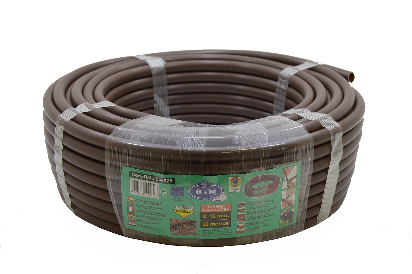 S&M s & m 544828 ? Drip Pipe, 16 mm x 50 m, Brown