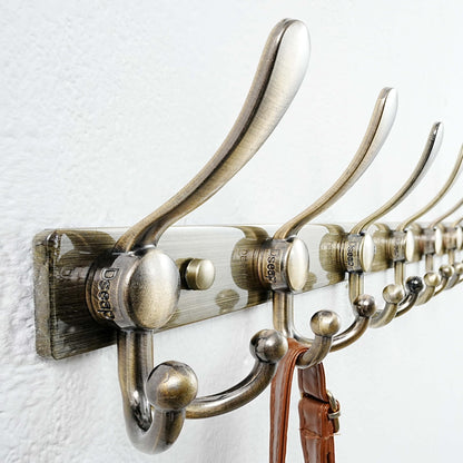 Dseap Coat Rack Wall Mount 94cm, Heavy Duty 2.5mm Base vs Flimsy 1mm, Double-Thick Solid Anti-Snap Hooks