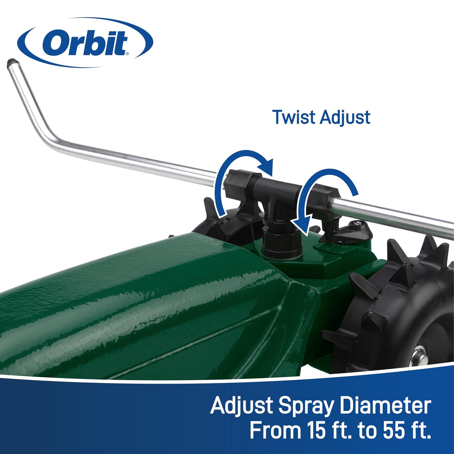 Orbit 58322 Traveling Sprinkler ,Green