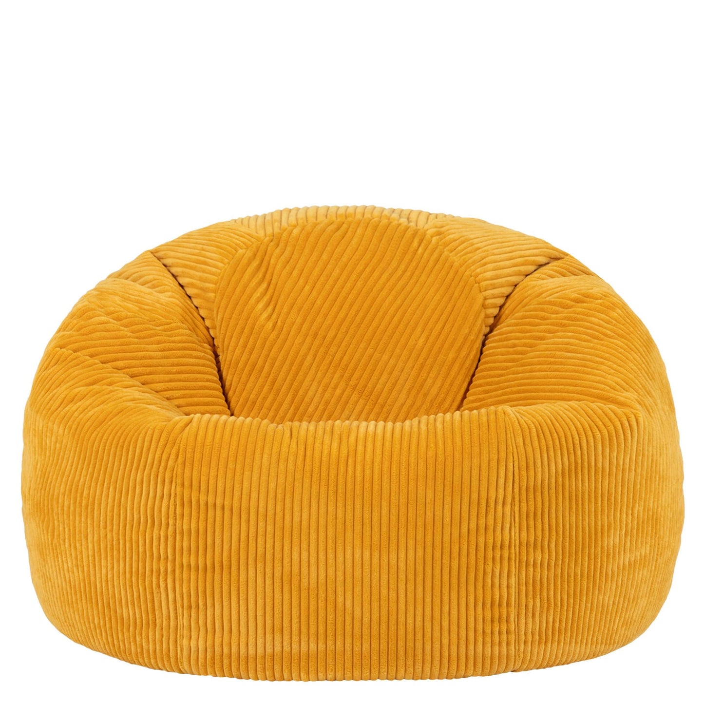 icon Kingston Cord Bean Bag with Filling Included, Yellow