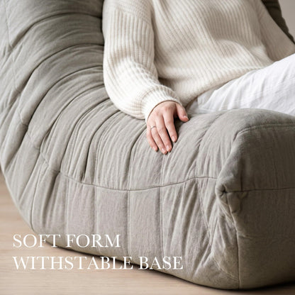 XH.Easy Go Bean Bag Chair for Adults, Togo Lounge Chair with Memory Foam Filling, Giant Bean Bag Sofa, Boneless Floor Chair for Living Room