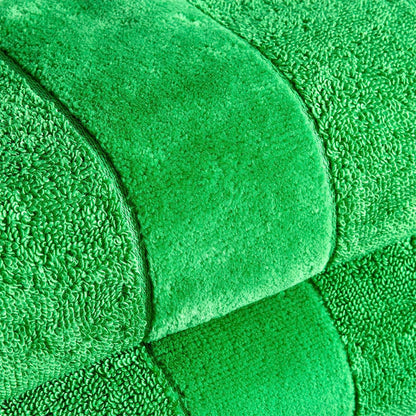 Christy Prism Hand Towel Set | 2 pieces | Vibrant Colours | 100% Turkish Cotton | Super Soft and Fluffy | Quick Dry | Absinthe Green