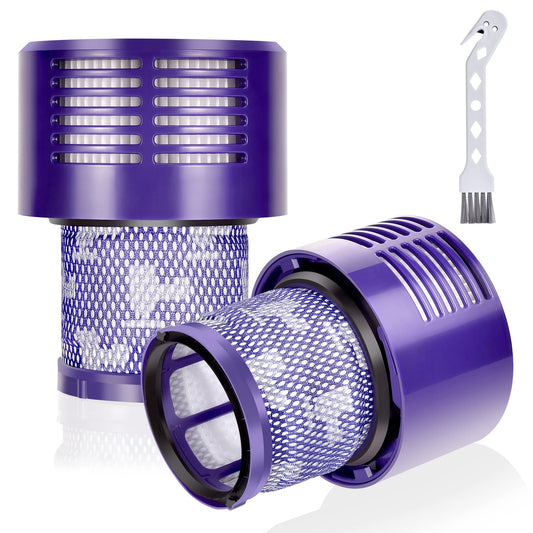 Leadaybetter 2pack Washable Hepa Filter Replacements for Dyson V10 SV12 Cordless Vacuum Cyclone Animal Absolute Total Clean Cordless Vacuum Cleaner,