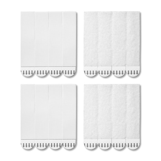 JELLYSUB 28-Pairs(56 Strips) Large Picture Hanging Strips Heavy Duty, Hook and Loop Tape Damage Free, Water-Resistant Adhesive Strip for Frame Hanging