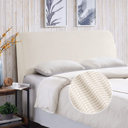 TAOCOCO Bed Headboard Covers Double Headboard Covers, Spandex Jacquard Elastic Headboard Protection