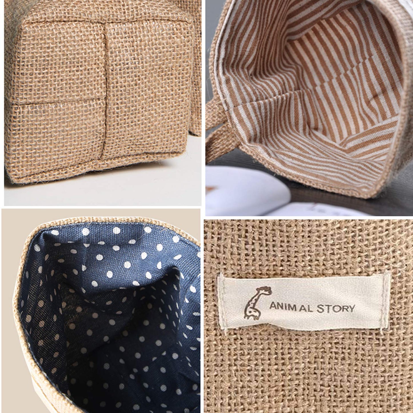 3 Pcs Small Hanging Storage Basket, Hanging Bag, Wall Hanging Basket