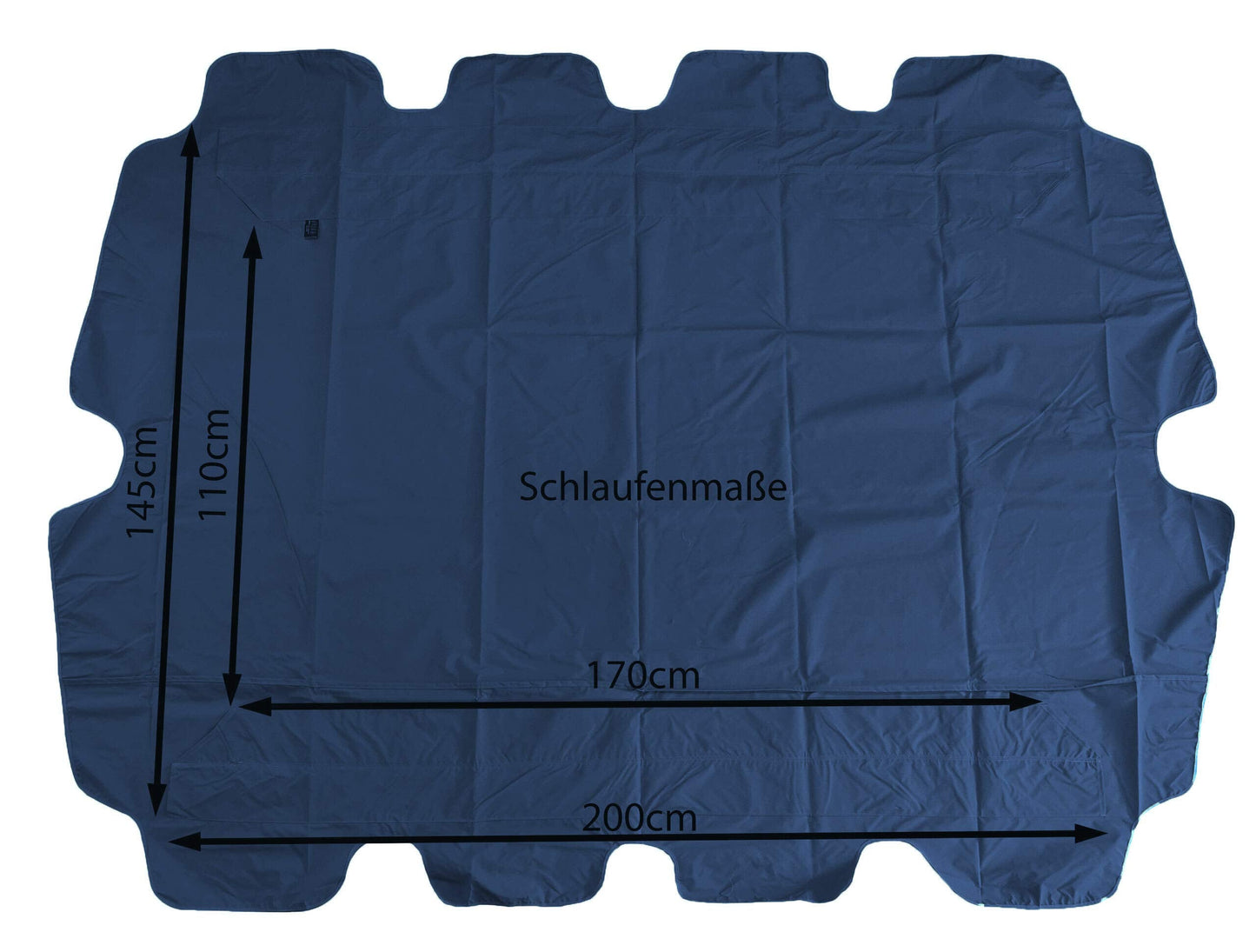 Quick-Star Replacement Roof Universal 3 Seater Swing Blue Replacement Cover Sun Canopy Swing Roof