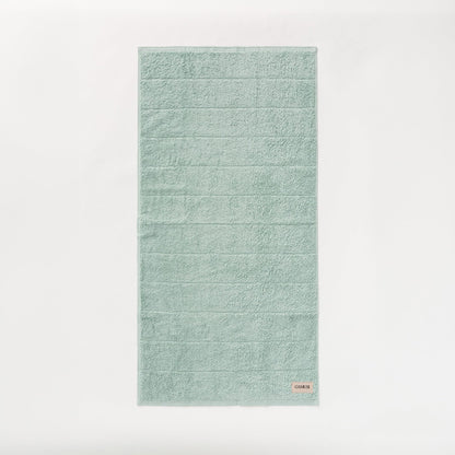 GAMUSI Complete Set of Bath Towels 3 Pieces 100% Cotton - 30x50cm, 50x100cm, 100x150cm, 600g/m2, Aqua.