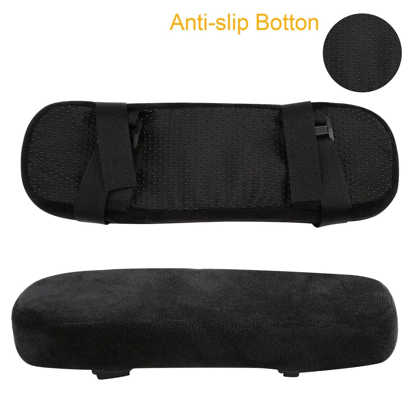 Ballery Chair Armrest Pads, Ergonomic High Density Armrest Pads Foam Universal Office and Gaming Chair Armrest Covers Wheelchairs Armpad Cushion