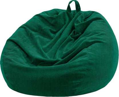Nobildonna Bean Bag Chair Cover (No Filler) for Kids Beanbag Stuffed Animal Storage Without Filling Plush Toys Holder and Organizer Soft Premium