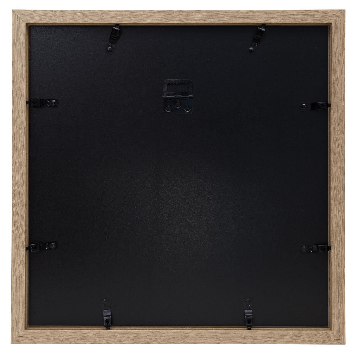 Hampton Frames | LP Album Display Frame SORLPNGX-1PK | 31.5x31.5cm, Oak Effect, MDF, Acrylic Front | Wall Mount, Drop-In Back, Hanging Loops