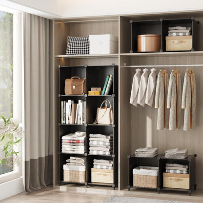 AWTATOS Cube Storage Organizer, Storage Cubes Shelves Bookshelf, 6 Cube