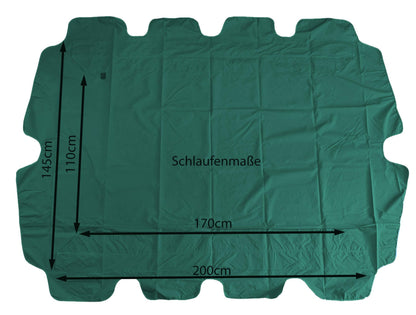Quick-Star Replacement Roof Universal 3 Seater Swing Green Replacement Cover Sun Canopy Swing Roof