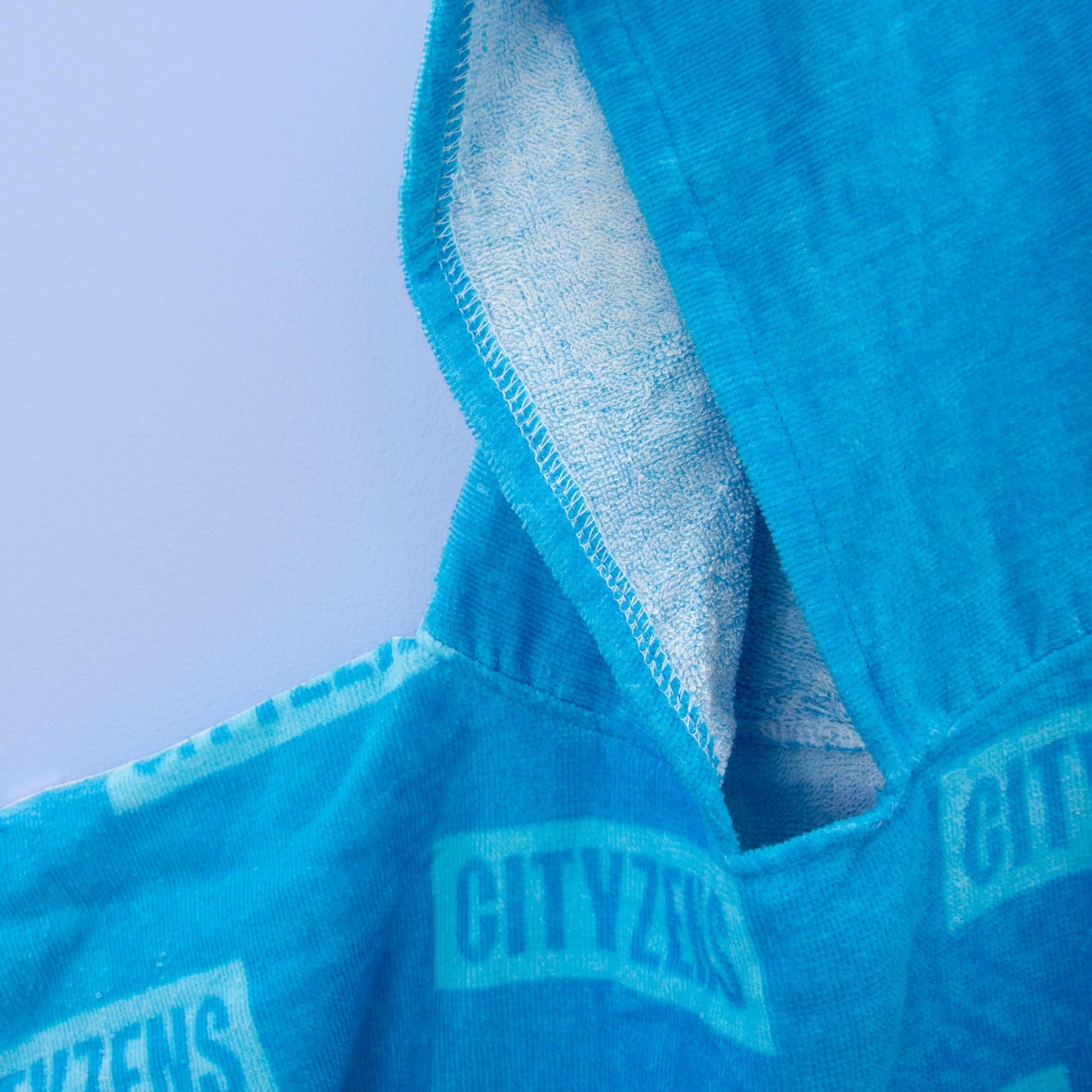 Manchester City FC Officially Licenced Hooded Towel Poncho | Super Soft Feel, Boots Design | Swimming Changing Robe Perfect The Home, Bath & Beach