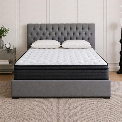 SANA SLEEP 5FT King Mattress,9 Zone Orthopedic King Mattress, Comfortable Home Pocket Spring Mattress