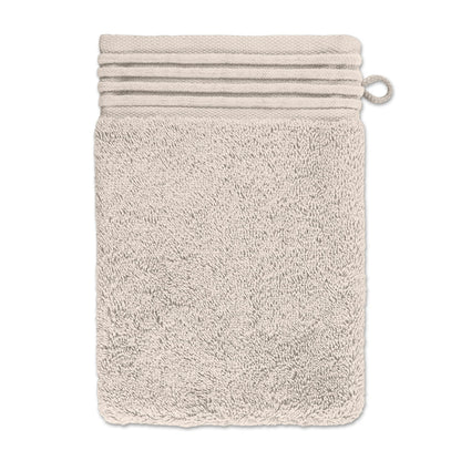 Möve Loft wash glove 15 x 20 cm made of 100% cotton (Spinair), papyrus